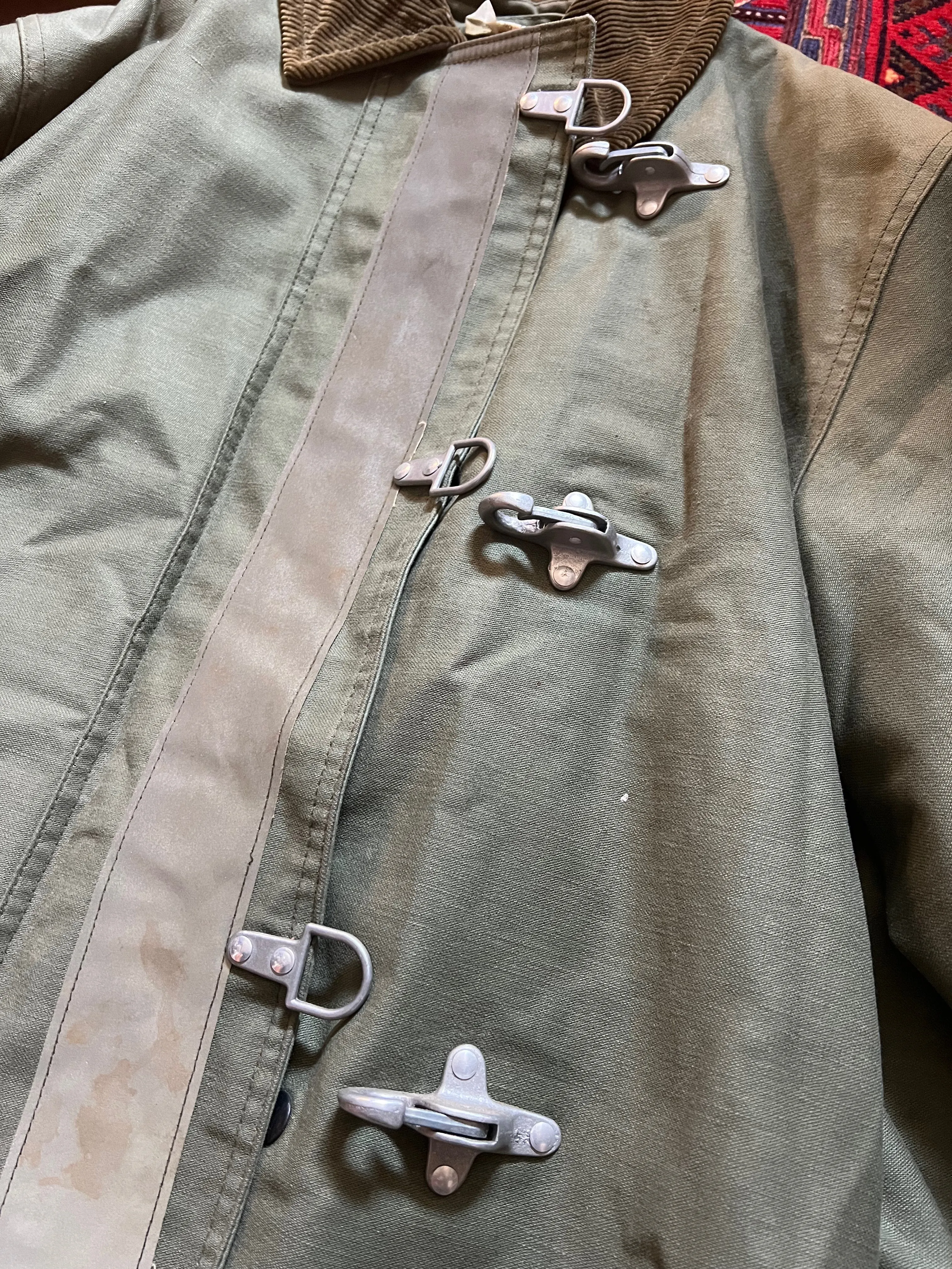 1980s U.S. Army Brill Brothers Fireman Jacket with Wool Liner