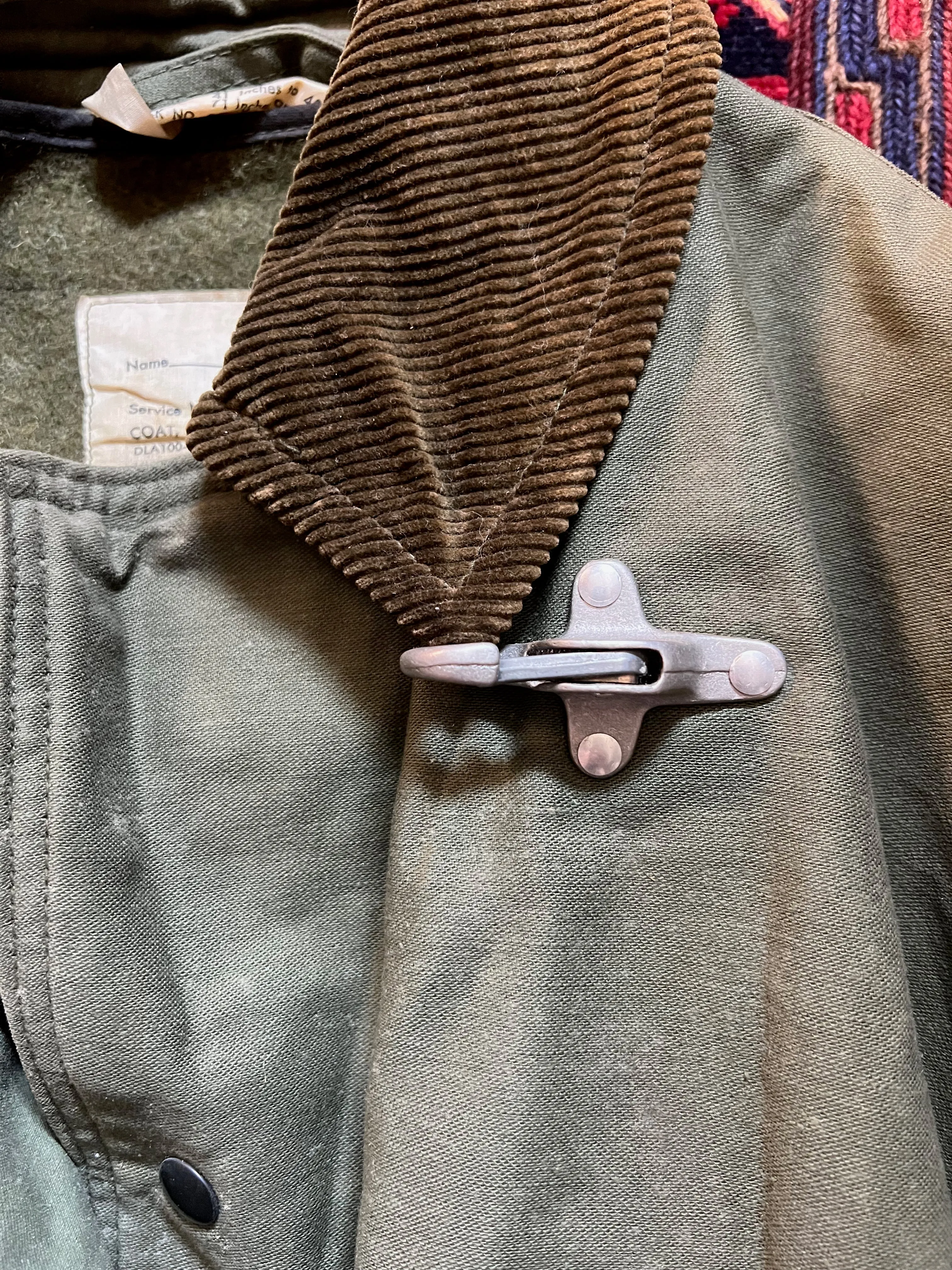 1980s U.S. Army Brill Brothers Fireman Jacket with Wool Liner