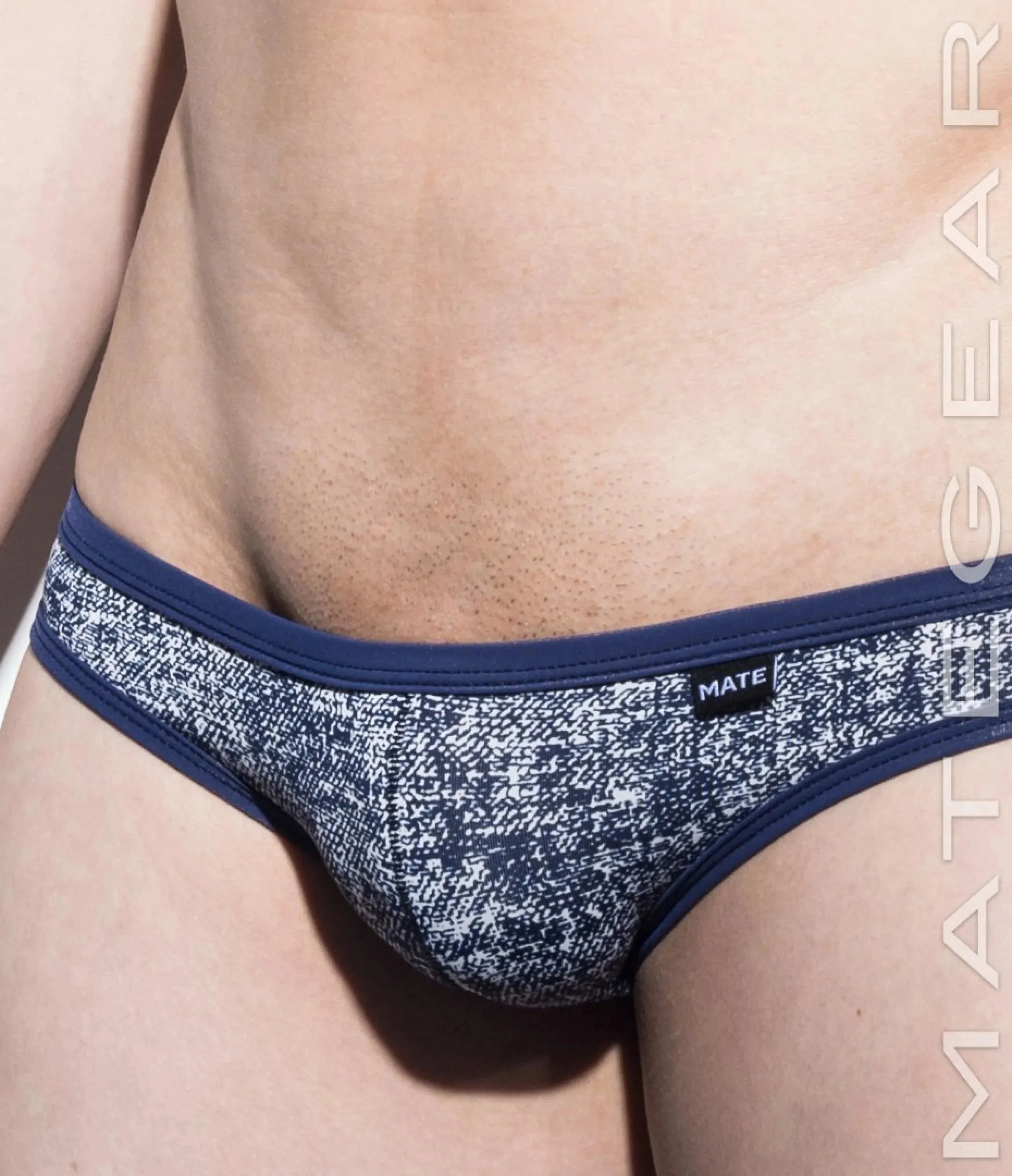 [2pc/Pack] Sexy Men's Underwear Mini Squarecut Trunks - Ran Kwang (Flat Front / Reduced Sides) (Thin Nylon Special Fabric Signature Series)