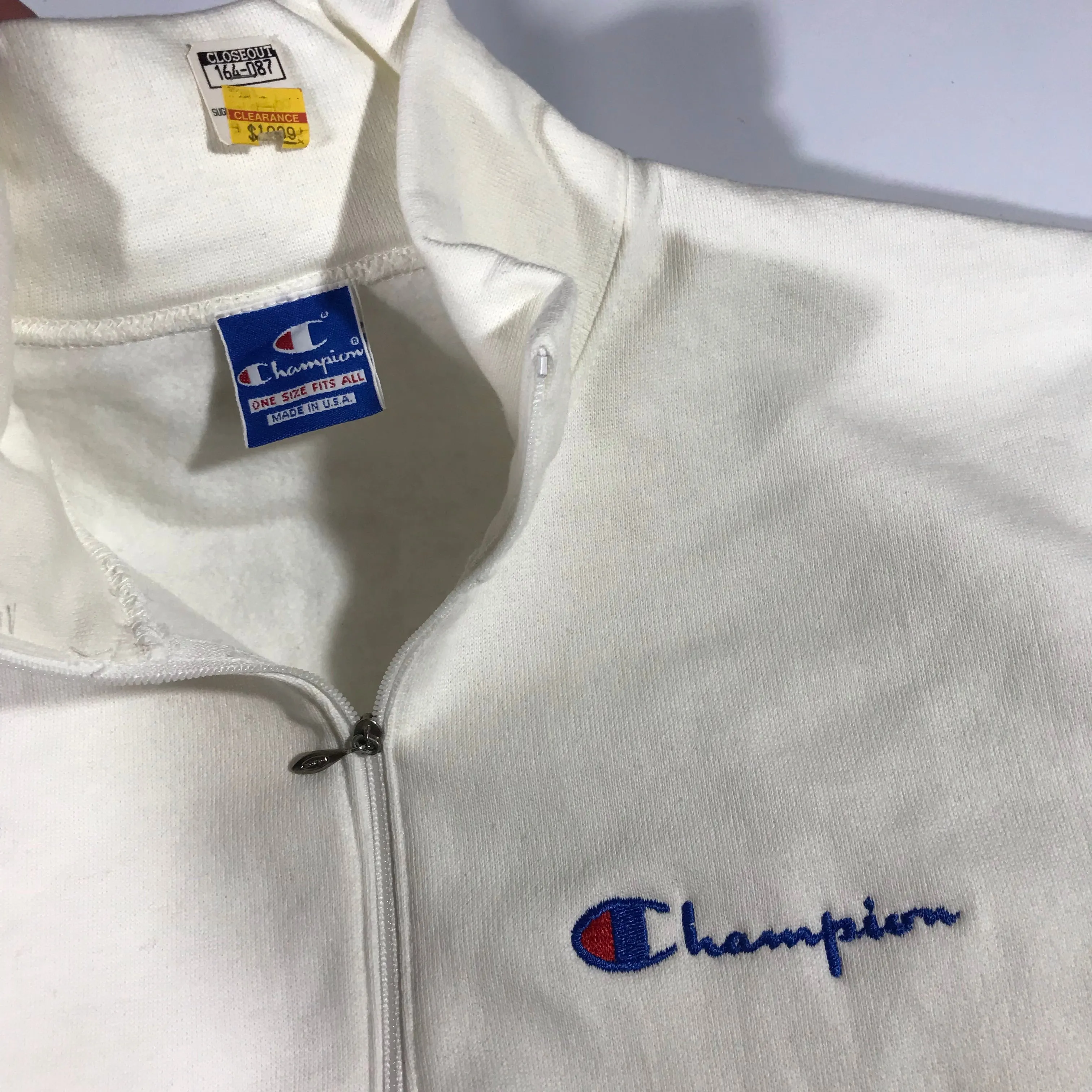 80s Champion 1/4 zip sweatshirt. XL