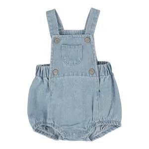 ANALOGIE BY LIL LEGS LIGHT WASH BIB ROMPER