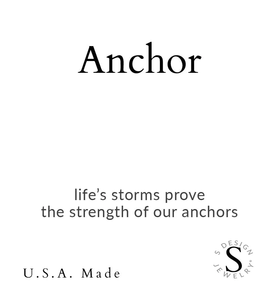 Anchor | Little Layer Necklace | Sterling Silver