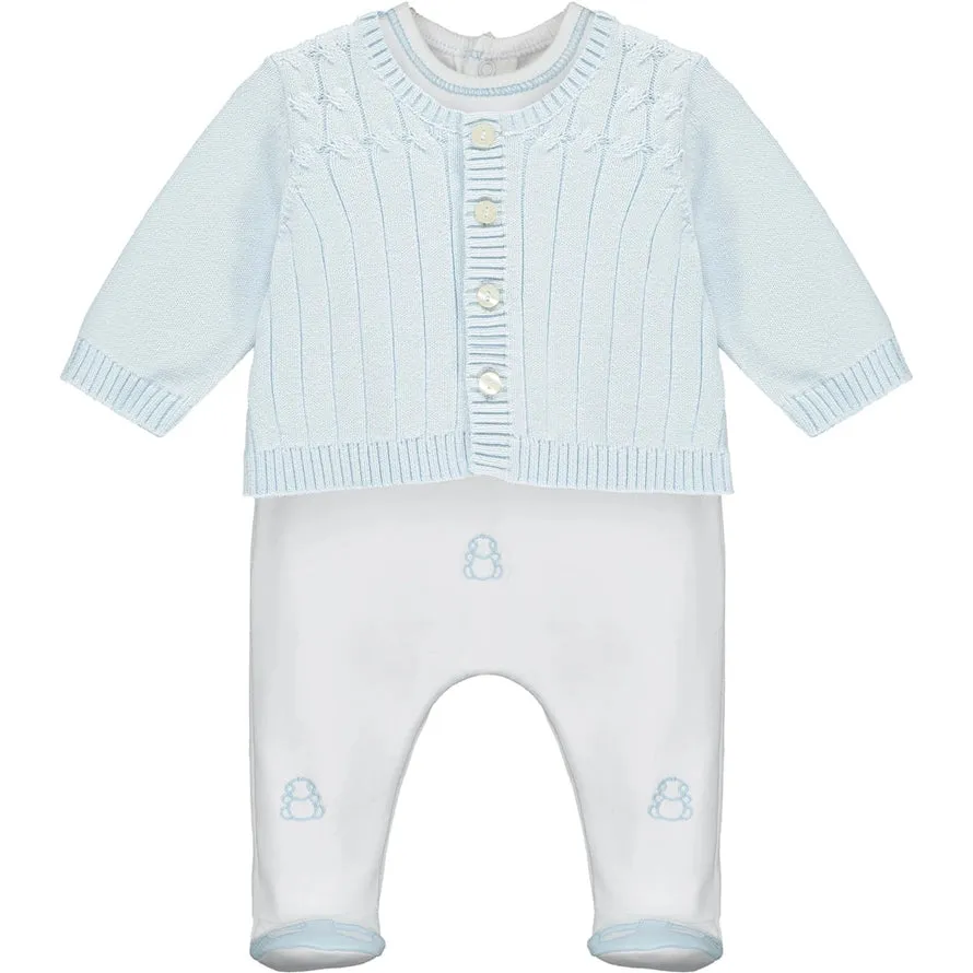 Archer Boys Babygrow and Cardigan