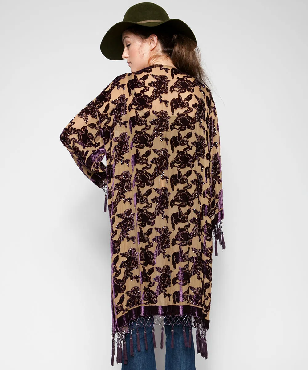 ASTRAL WEEKS VELVET KIMONO