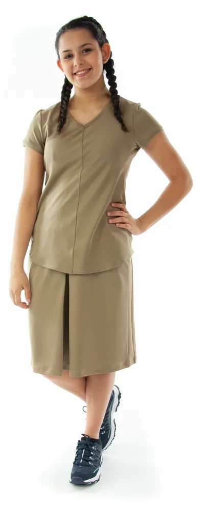 Athletic Two Pleater Culottes / Juniors Size