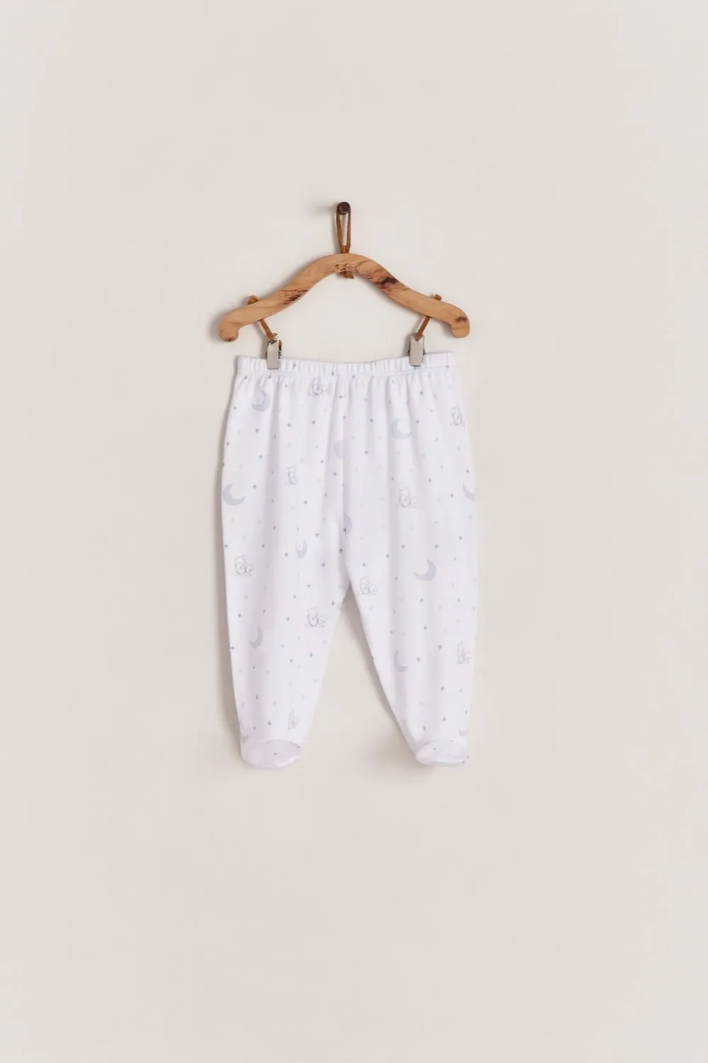 Babycottons Gustav In The Sky Kimono Set White & Light Blue