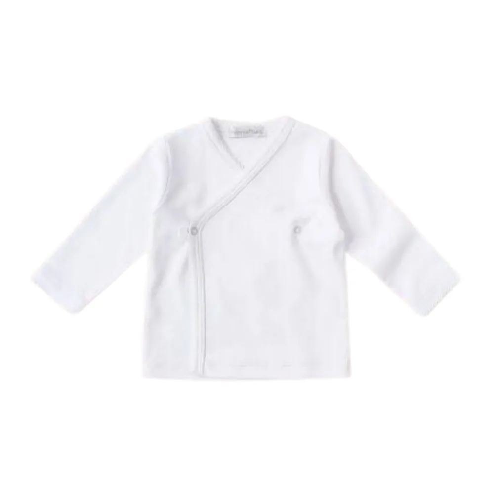 Babycottons Logo Kimono Set White
