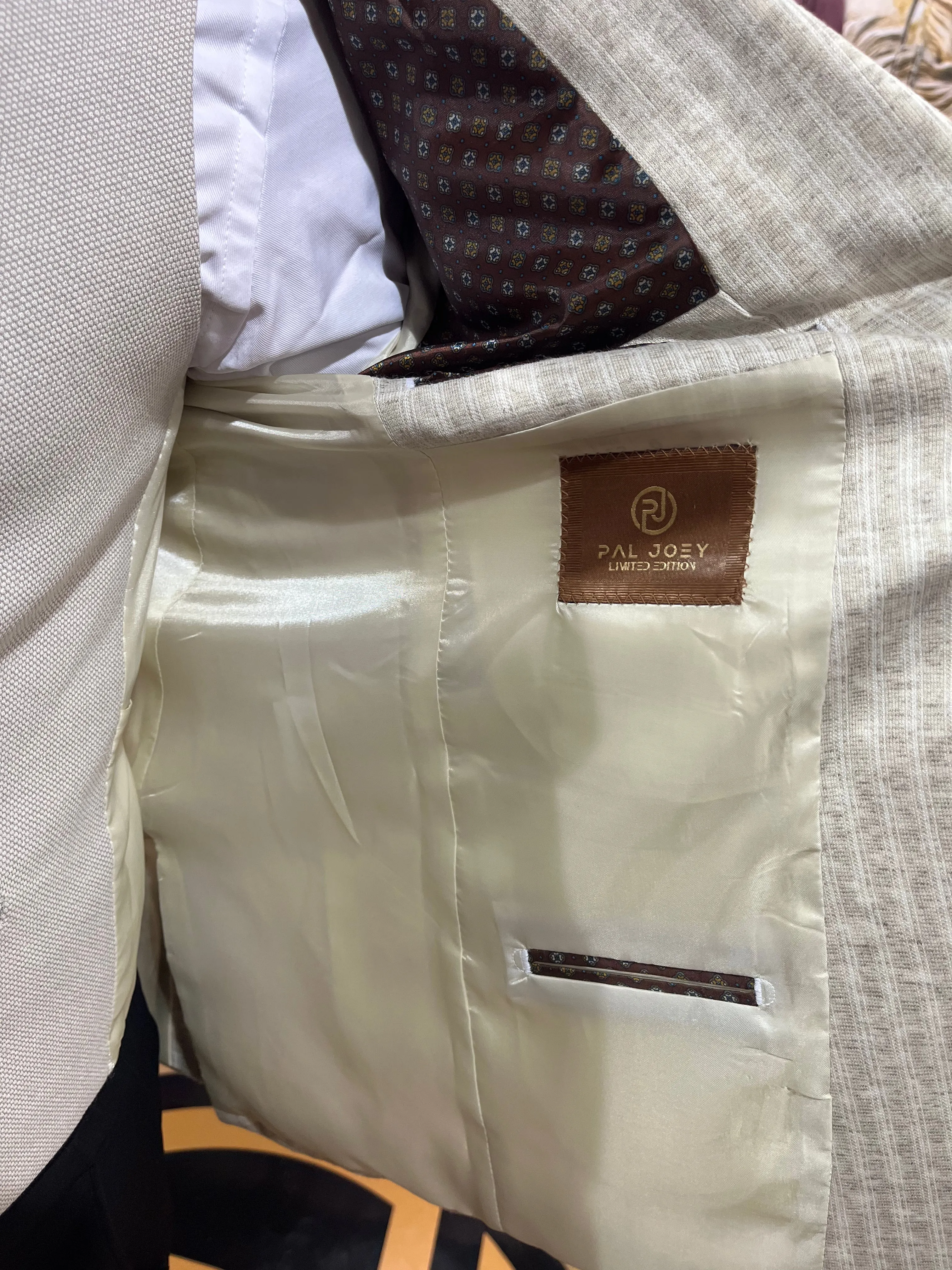 Bassa - Light Oatmeal 3 Piece Suit