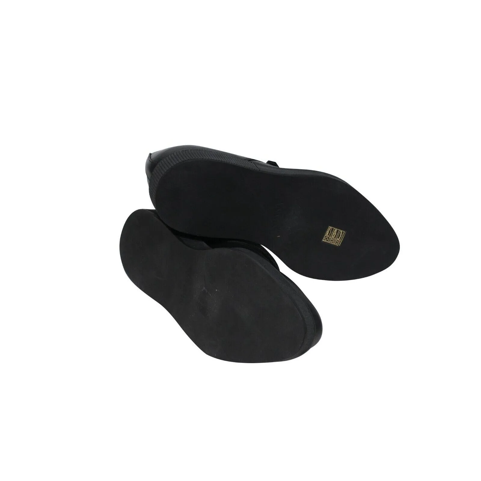 Black Leather Pony Hair Monk Strap Chunky Creeper Dress Derbys