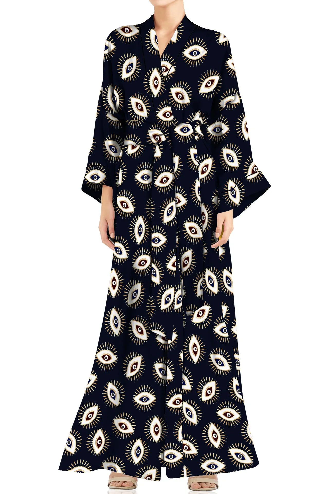 Black Silk Kimono