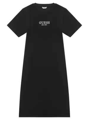 Black Stretch Maxi Dress (7-16)