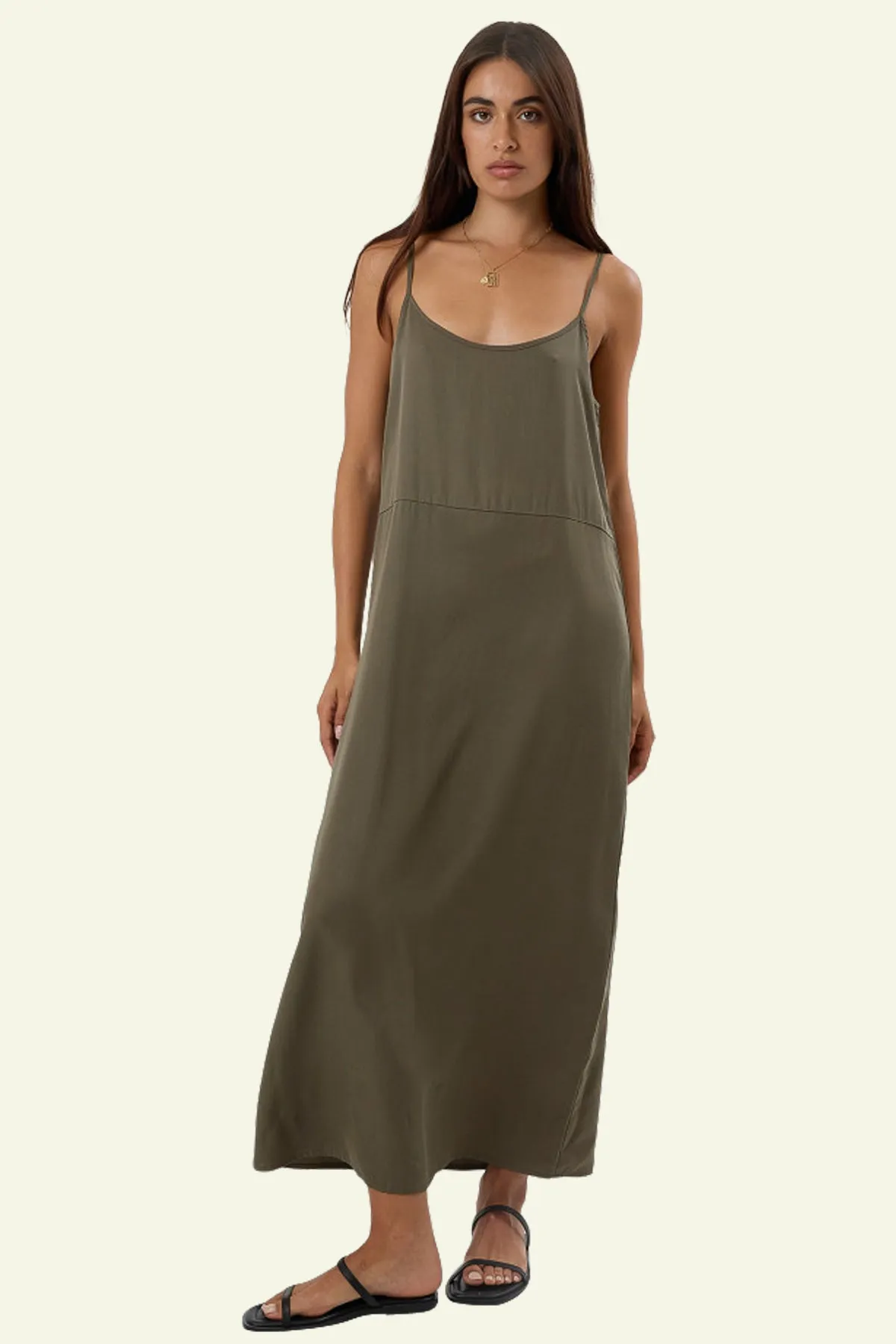 Breezy Slip Dress - Tarmac