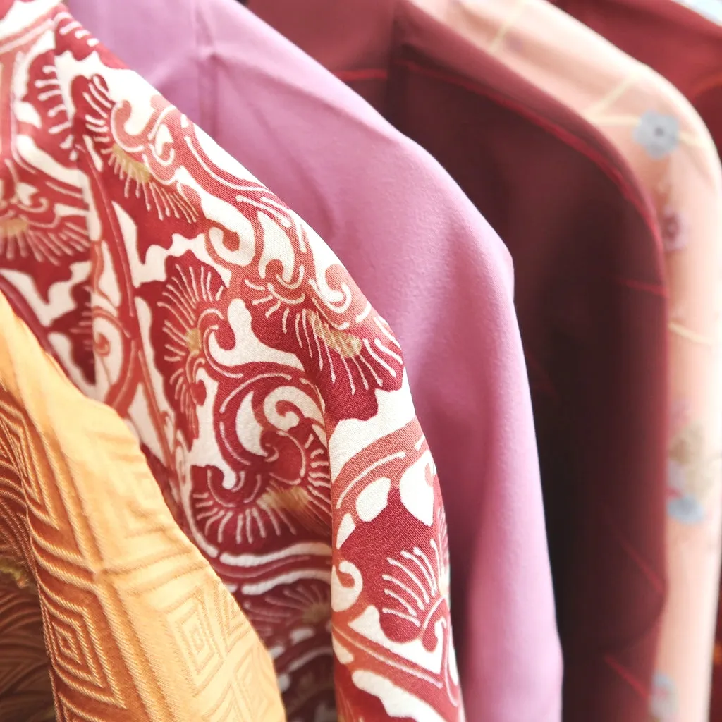 Bundle 15pcs Silk Haori Jacket Wholesale Bulk Free Shipping #412