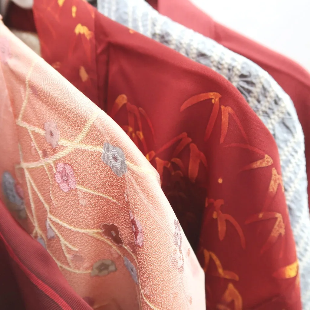 Bundle 15pcs Silk Haori Jacket Wholesale Bulk Free Shipping #412