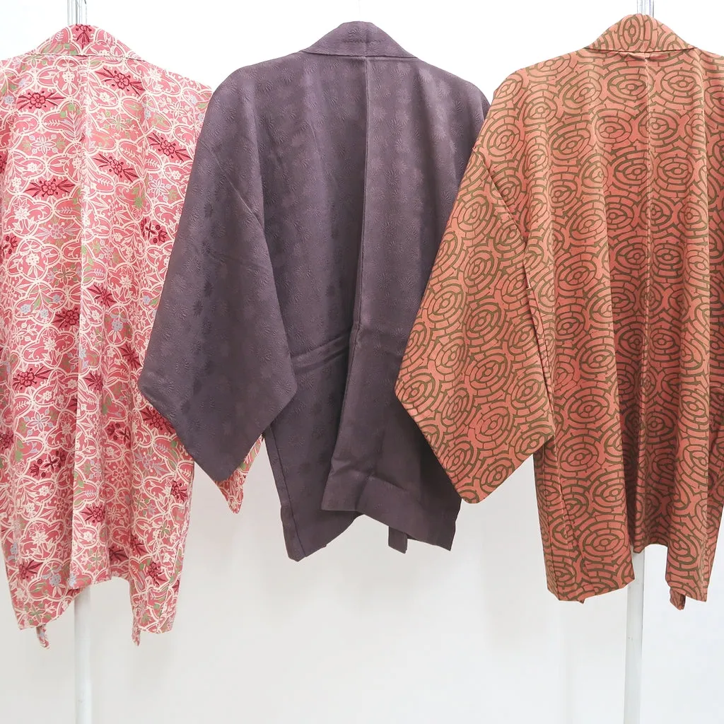 Bundle 15pcs Silk Haori Jacket Wholesale Bulk Free Shipping #412