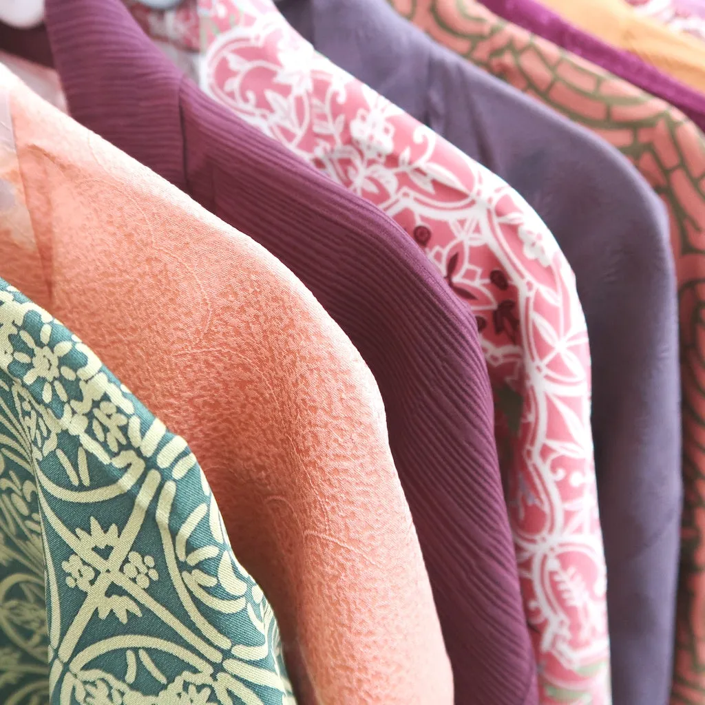 Bundle 15pcs Silk Haori Jacket Wholesale Bulk Free Shipping #412