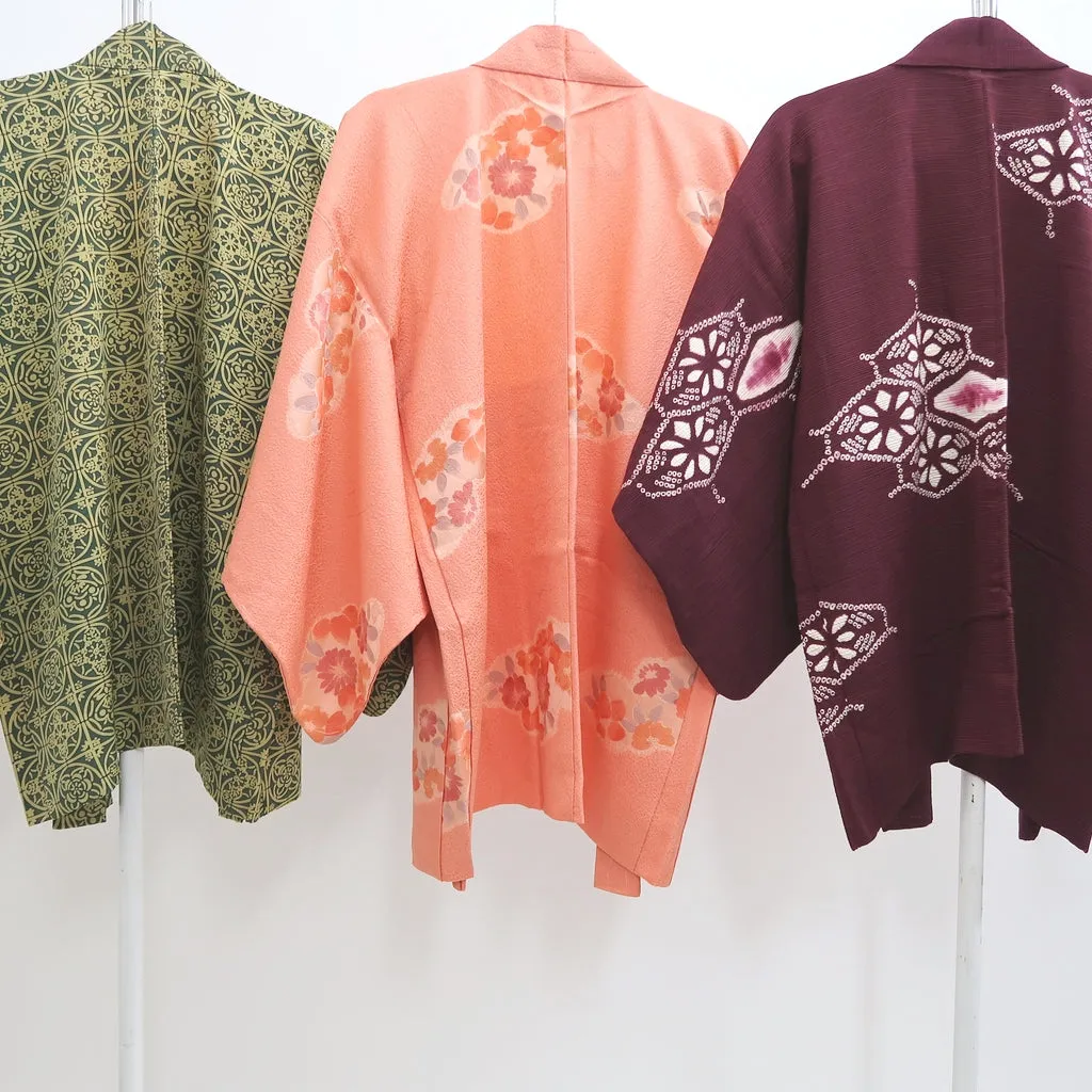 Bundle 15pcs Silk Haori Jacket Wholesale Bulk Free Shipping #412