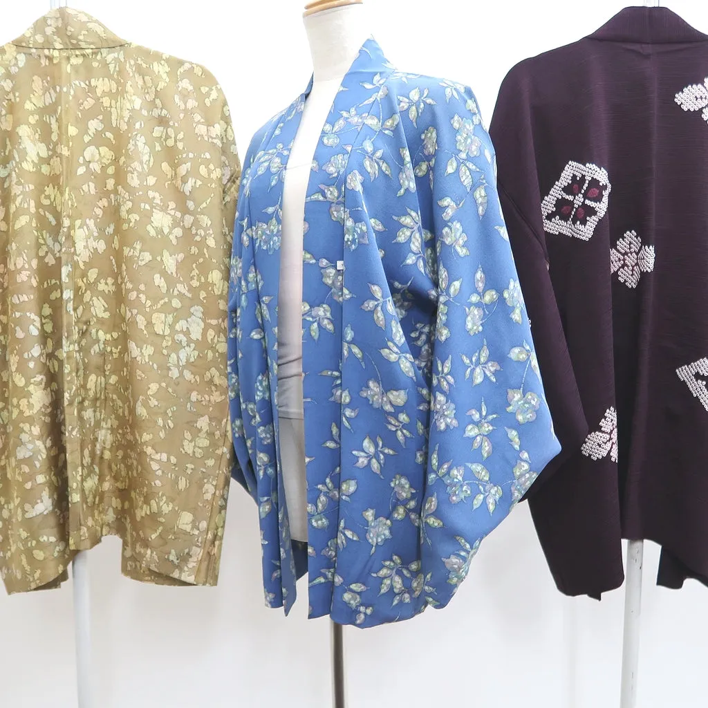 Bundle 15pcs Silk Haori Jacket Wholesale Bulk Free Shipping #530