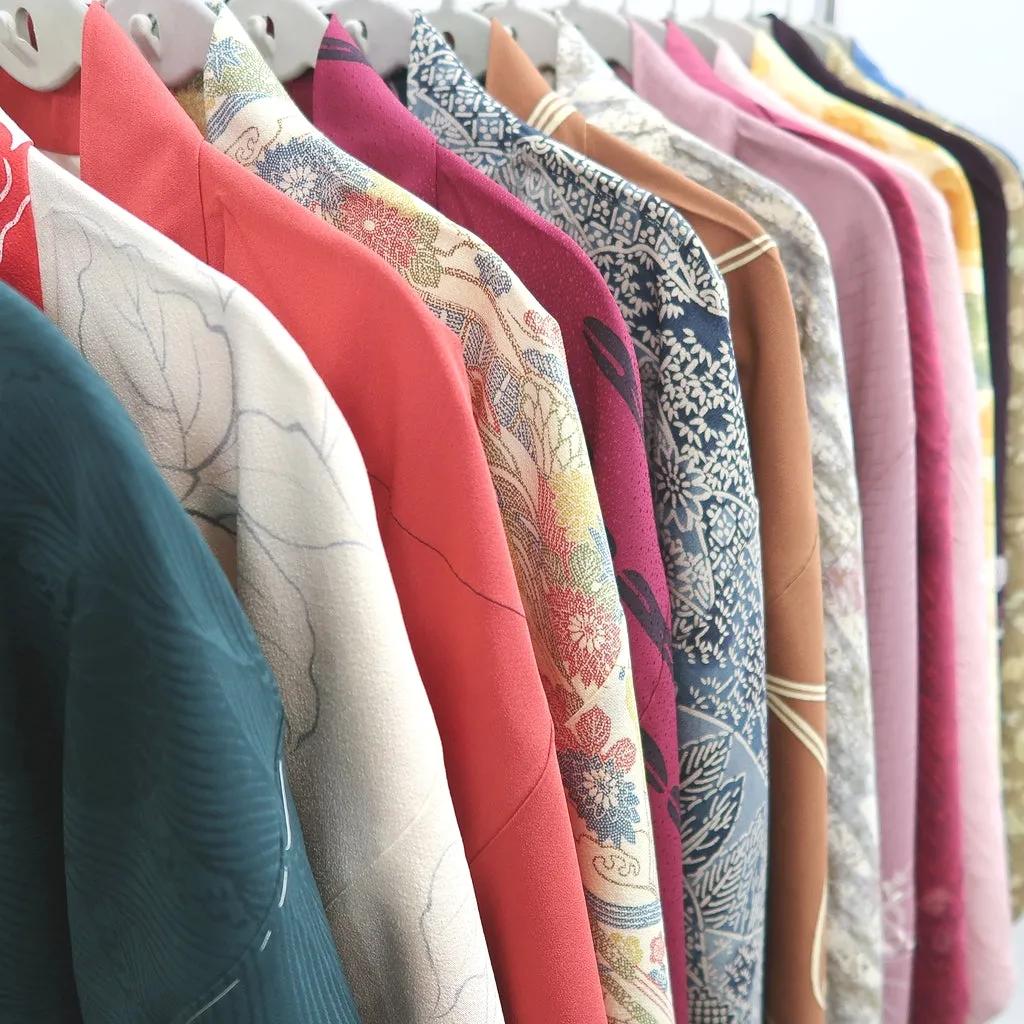 Bundle 15pcs Silk Haori Jacket Wholesale Bulk Free Shipping #530