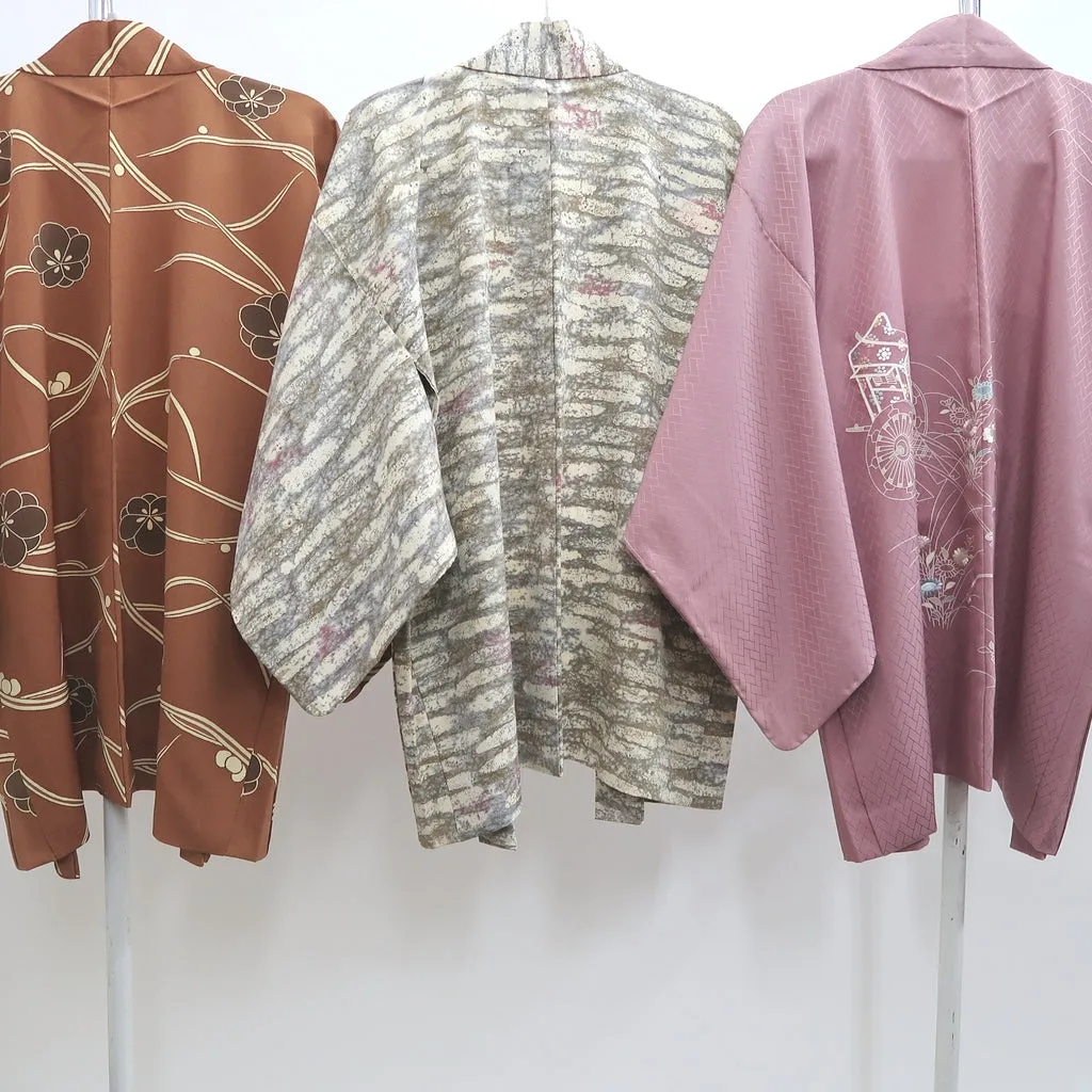 Bundle 15pcs Silk Haori Jacket Wholesale Bulk Free Shipping #530
