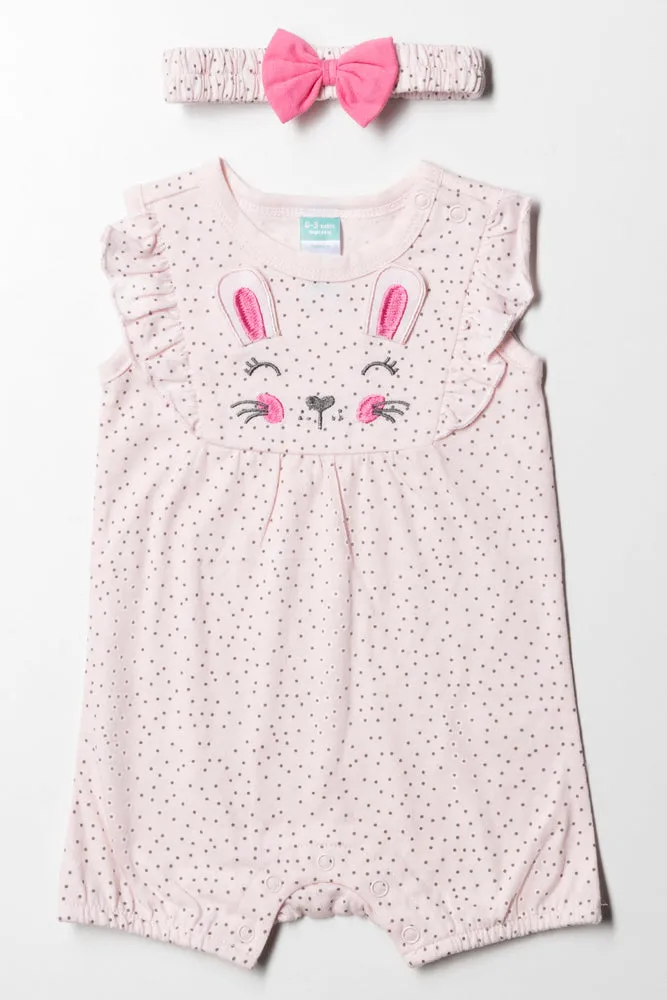 Bunny Romper Pink