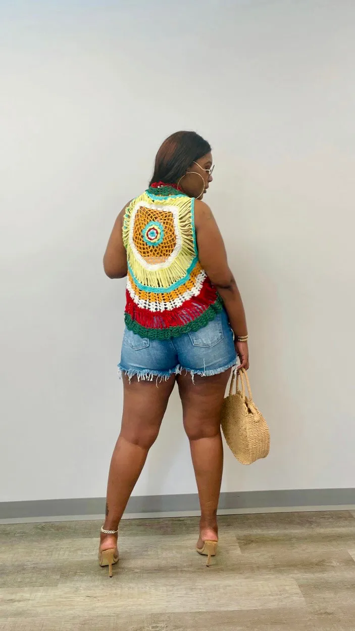 CAMILLE Crochet Cardigan