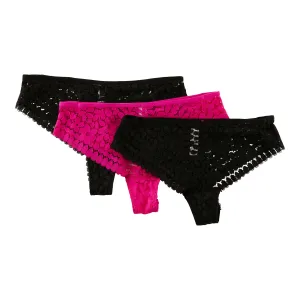 Carisma Women's Lace Cheeky Underwear, 3-Pack