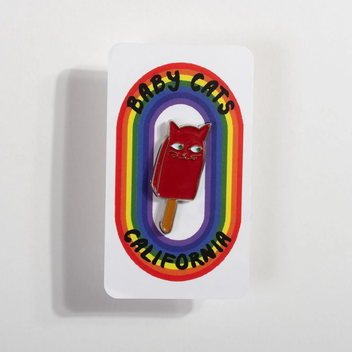 Catsicle Enamel Pin