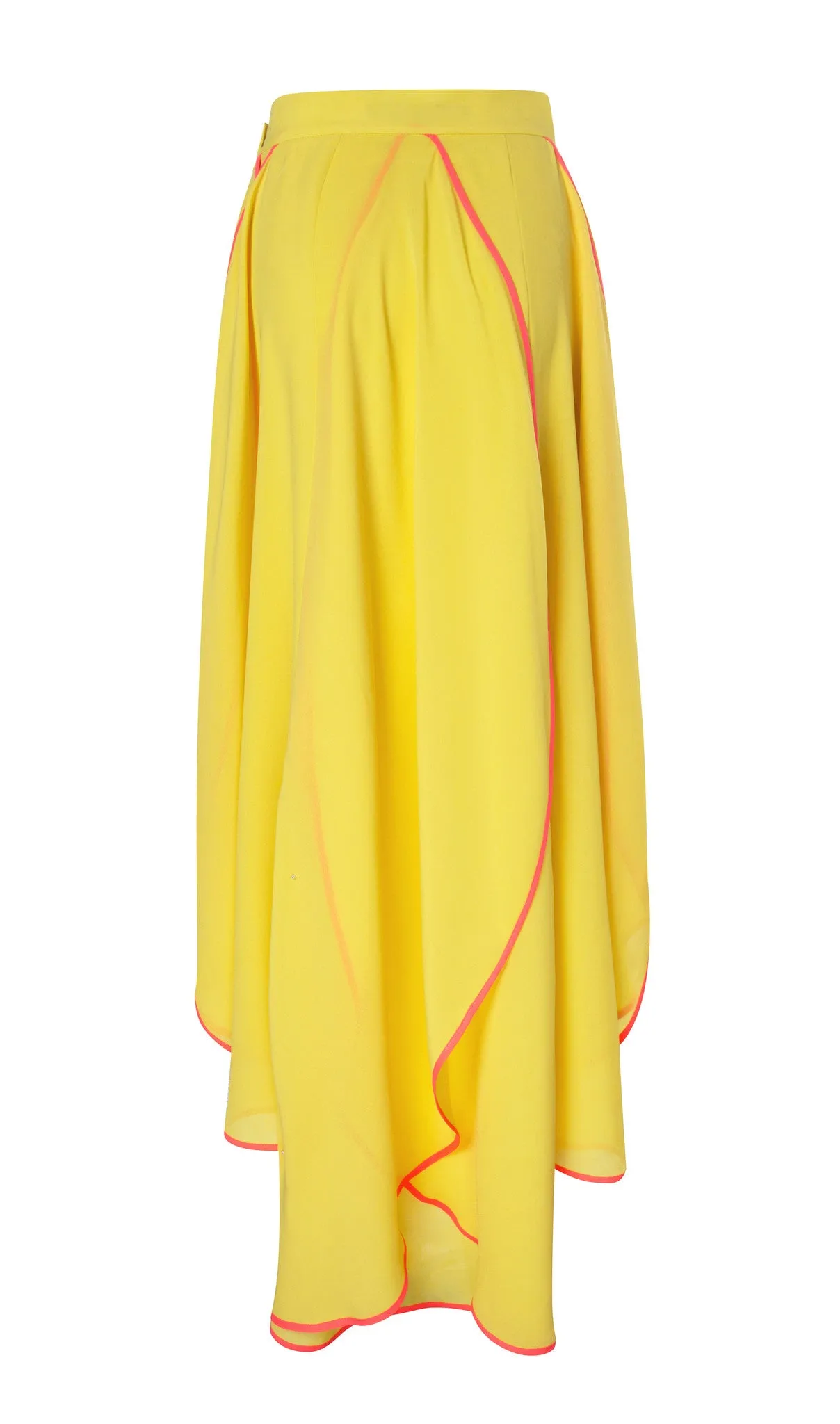 Chiffon High-low Layered Skirt