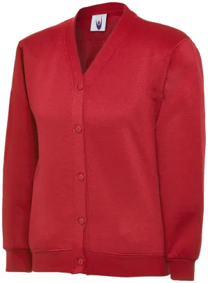 Childrens Classic Cardigan | Red