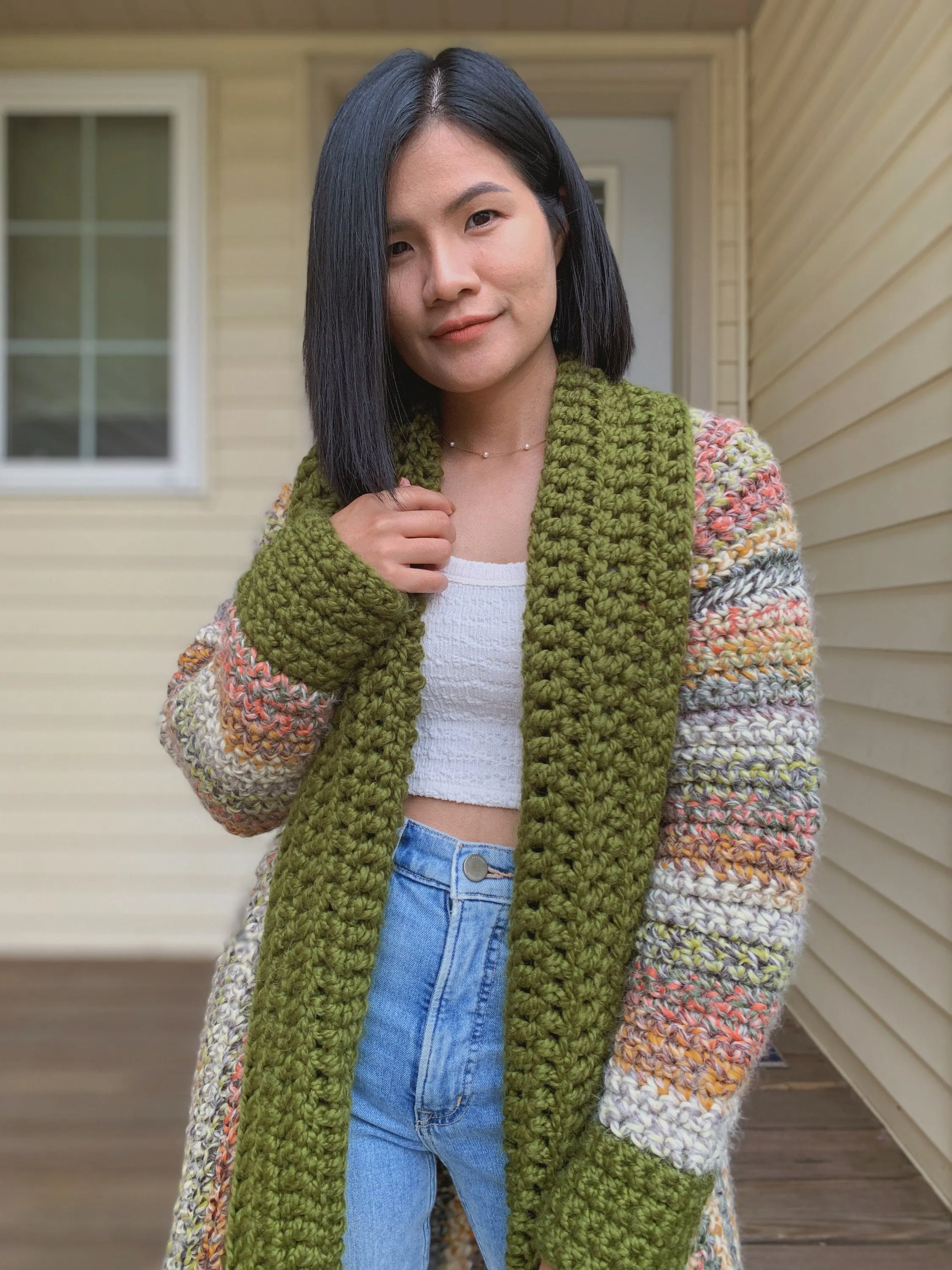 Crochet cardigan pattern pdf & tutorial us women&#39;s XS( S, M, L, XL, XXL ), crochet cardigan, crochet long cardigan, crochet cardigan pattern