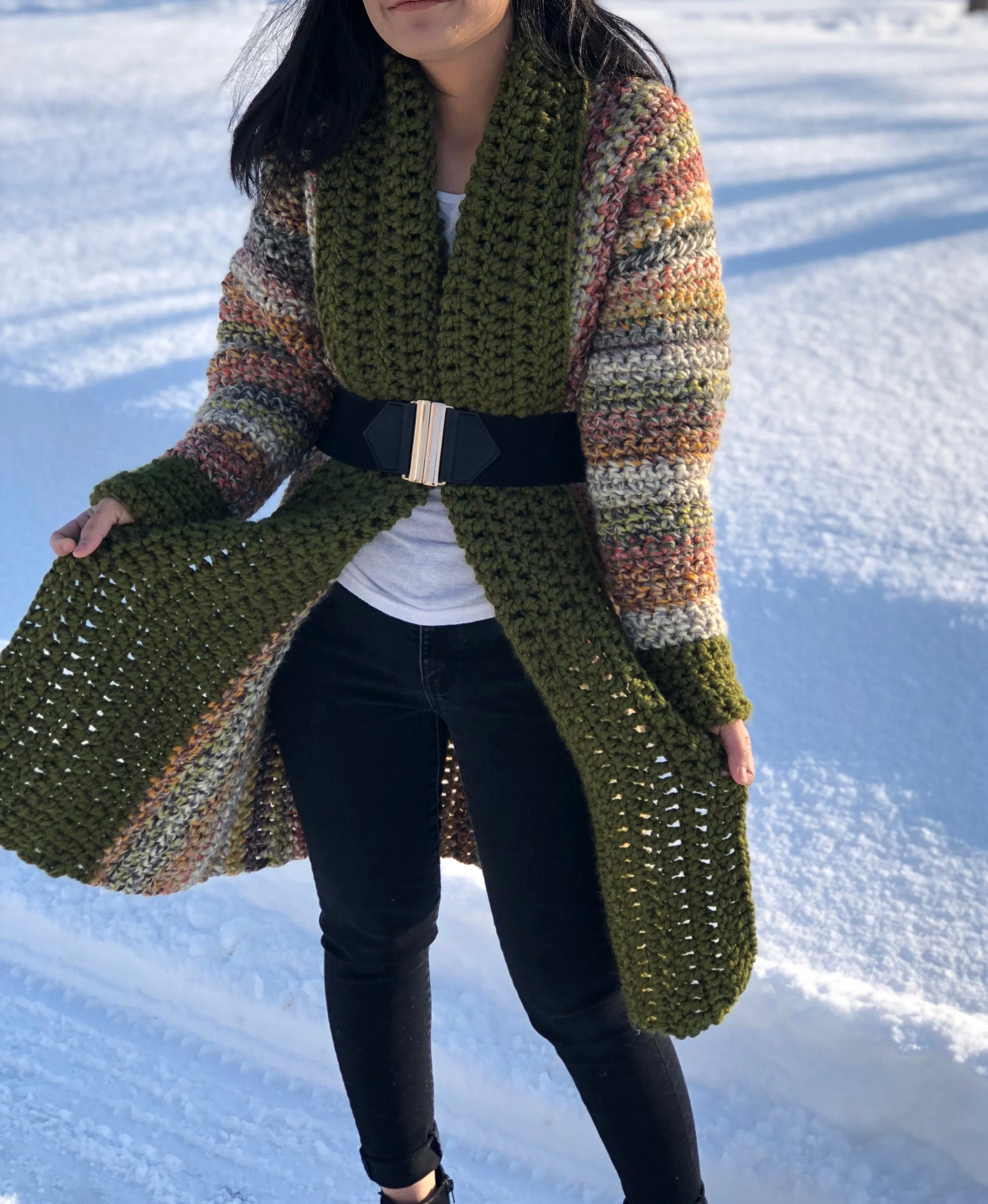 Crochet cardigan pattern pdf & tutorial us women&#39;s XS( S, M, L, XL, XXL ), crochet cardigan, crochet long cardigan, crochet cardigan pattern