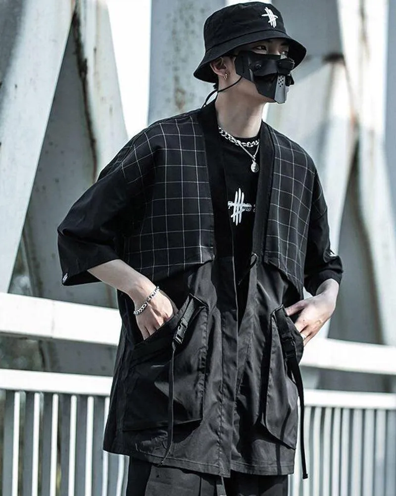 Darkwear Embroidery Ribbon Samurai Kimono
