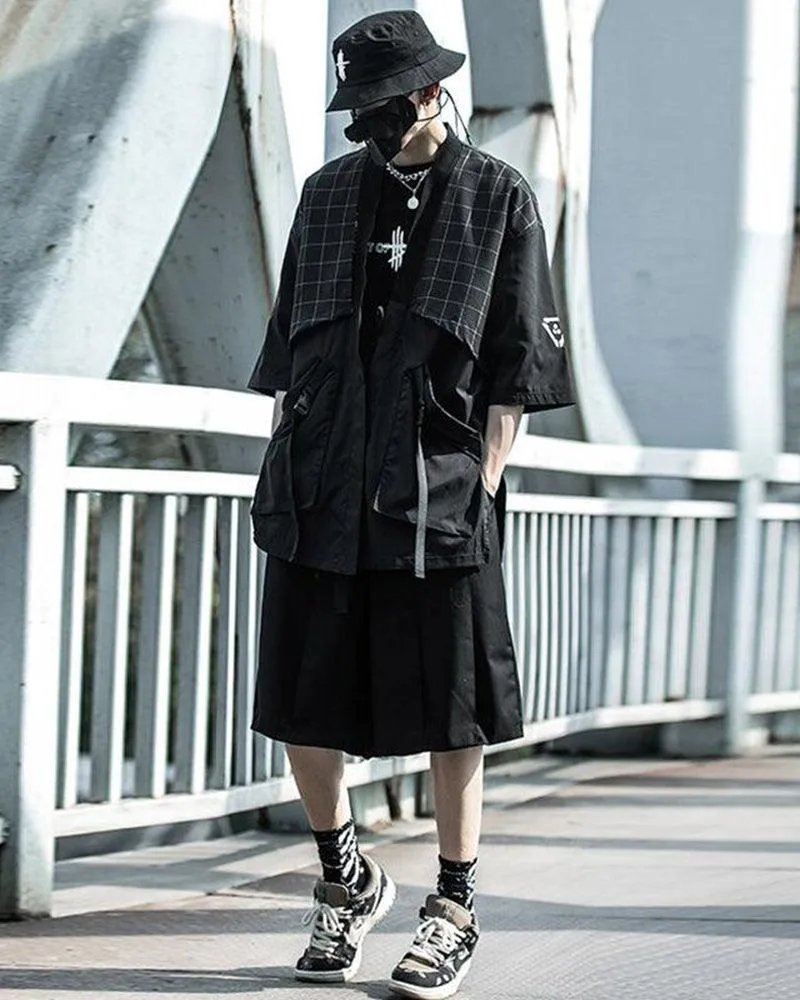Darkwear Embroidery Ribbon Samurai Kimono