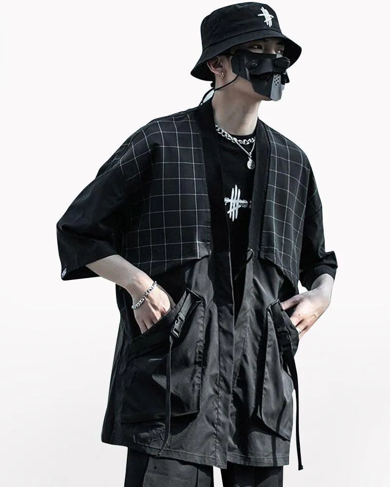 Darkwear Embroidery Ribbon Samurai Kimono