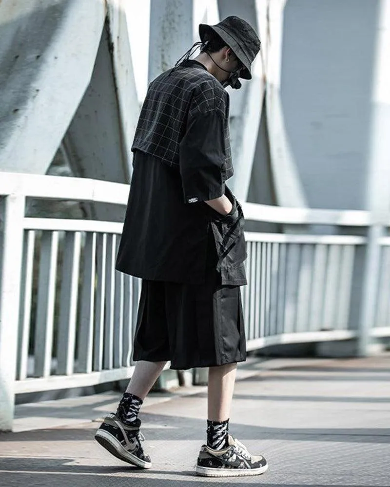 Darkwear Embroidery Ribbon Samurai Kimono