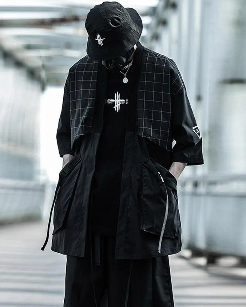 Darkwear Embroidery Ribbon Samurai Kimono
