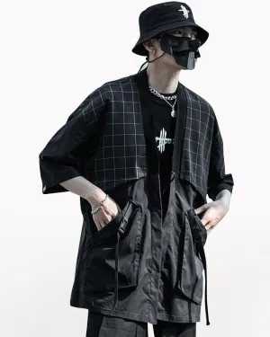 Darkwear Embroidery Ribbon Samurai Kimono