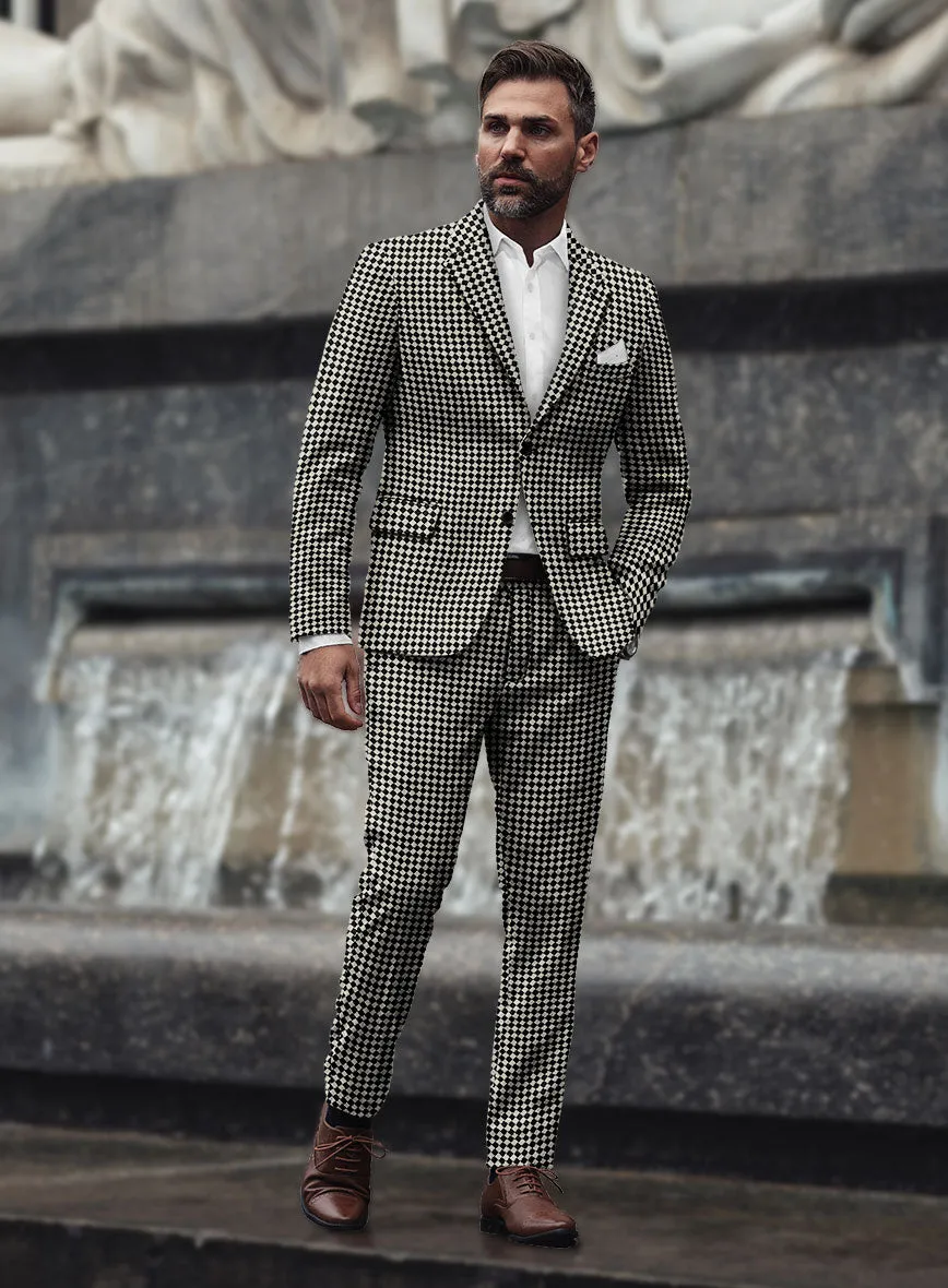 Diamond Noir Tweed Suit