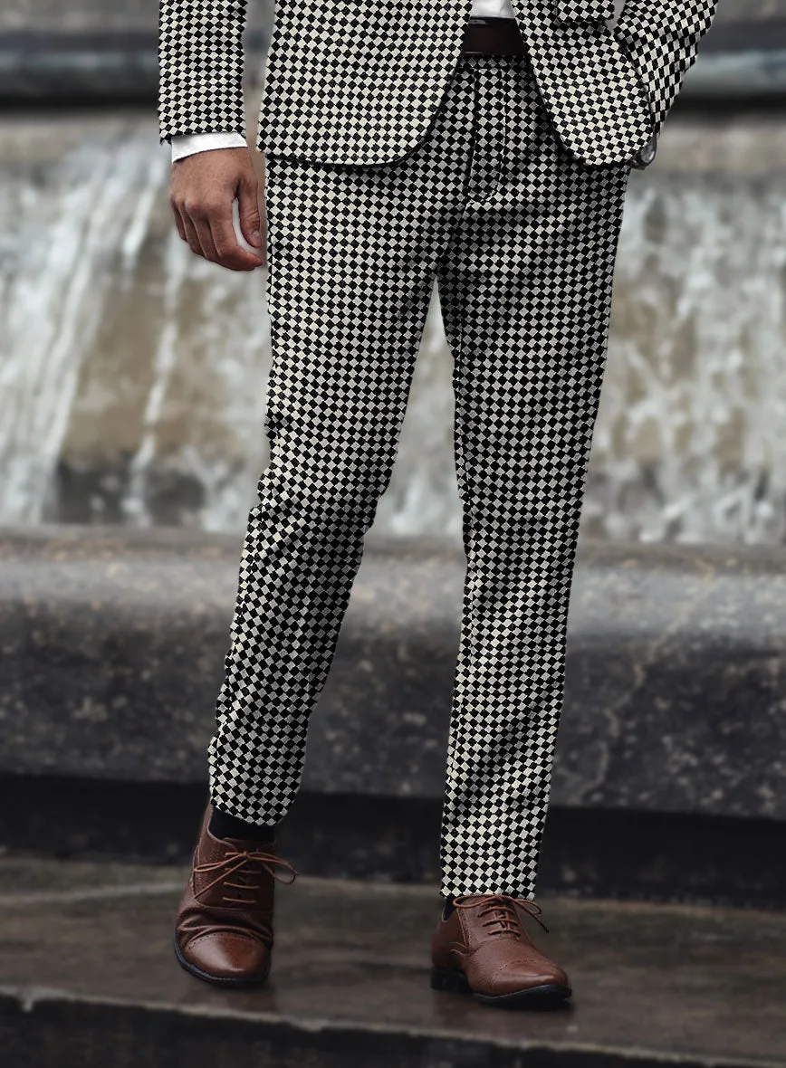 Diamond Noir Tweed Suit