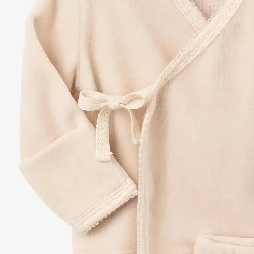 Elegant Baby - Velour Welcome To The World Take Me Home Set - Taupe