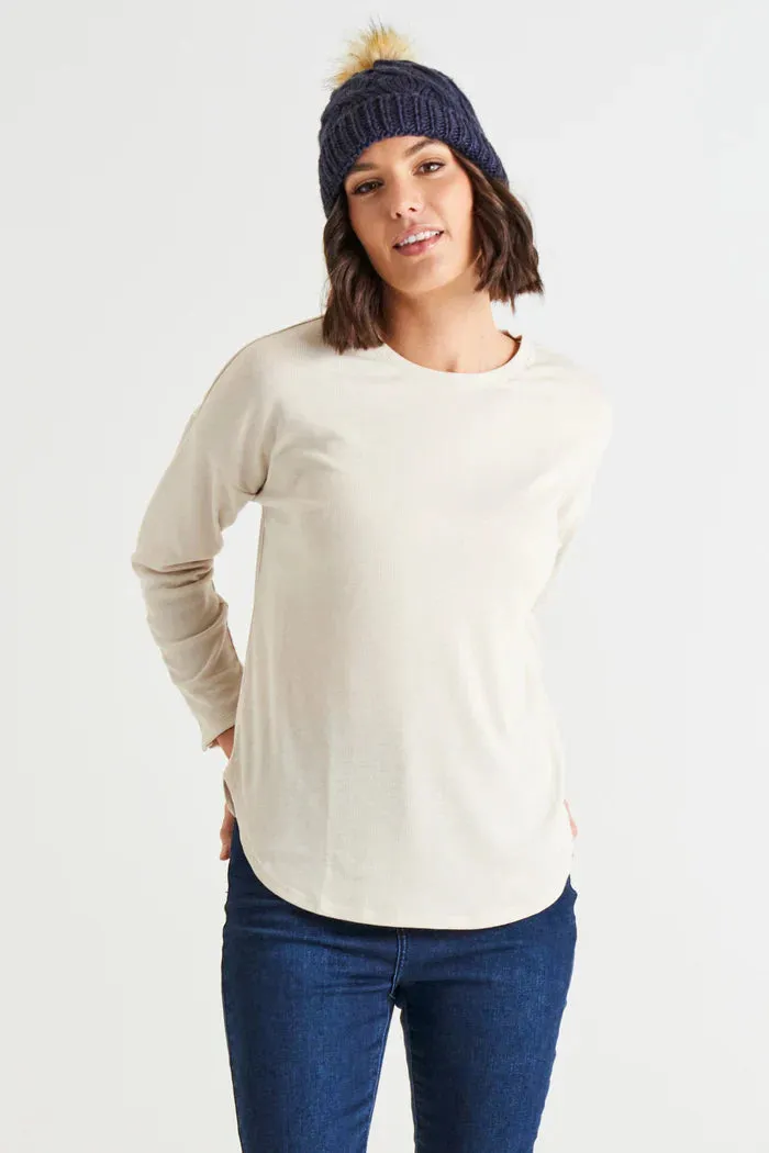 Elsie Beanie - Oat