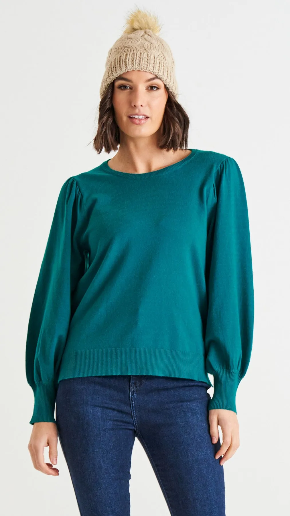 Elsie Beanie - Oat