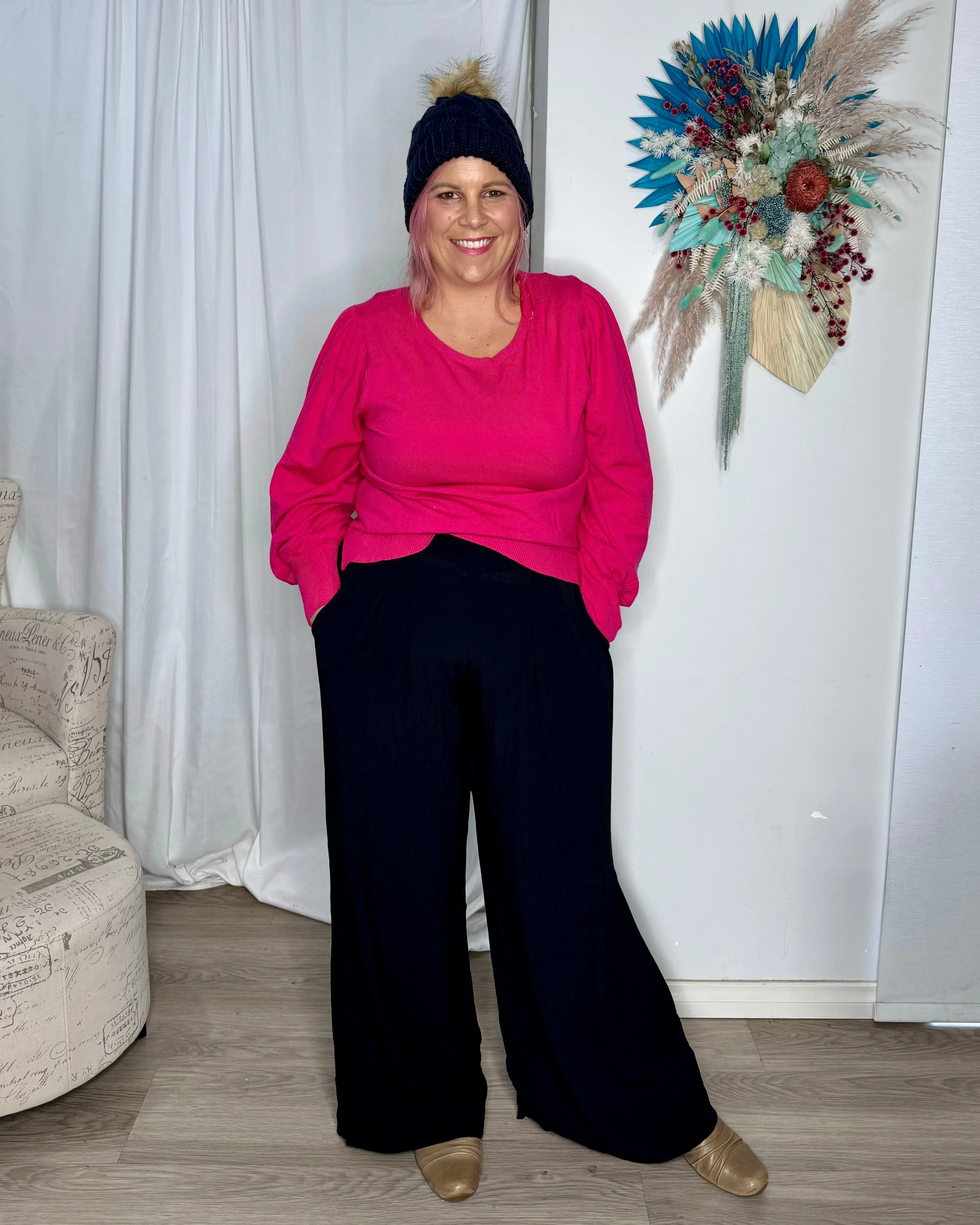 Elsie Beanie - Oat