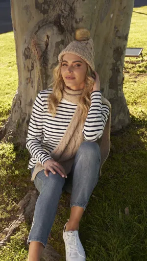 Elsie Beanie - Oat