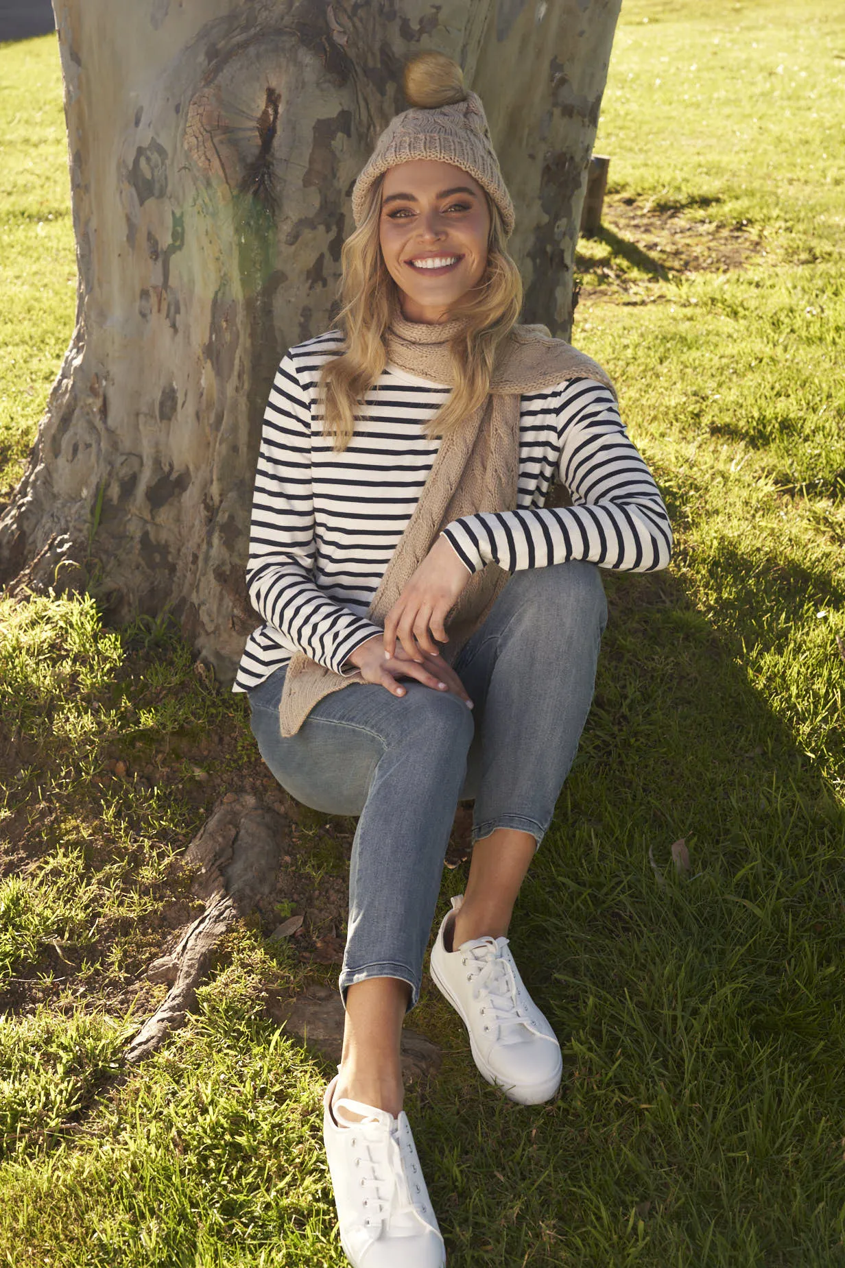Elsie Beanie - Oat