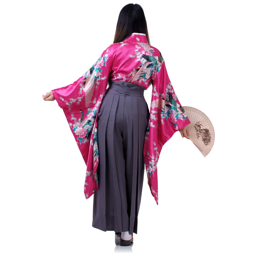 Emi Women’s Japanese Kimono Hakama Set