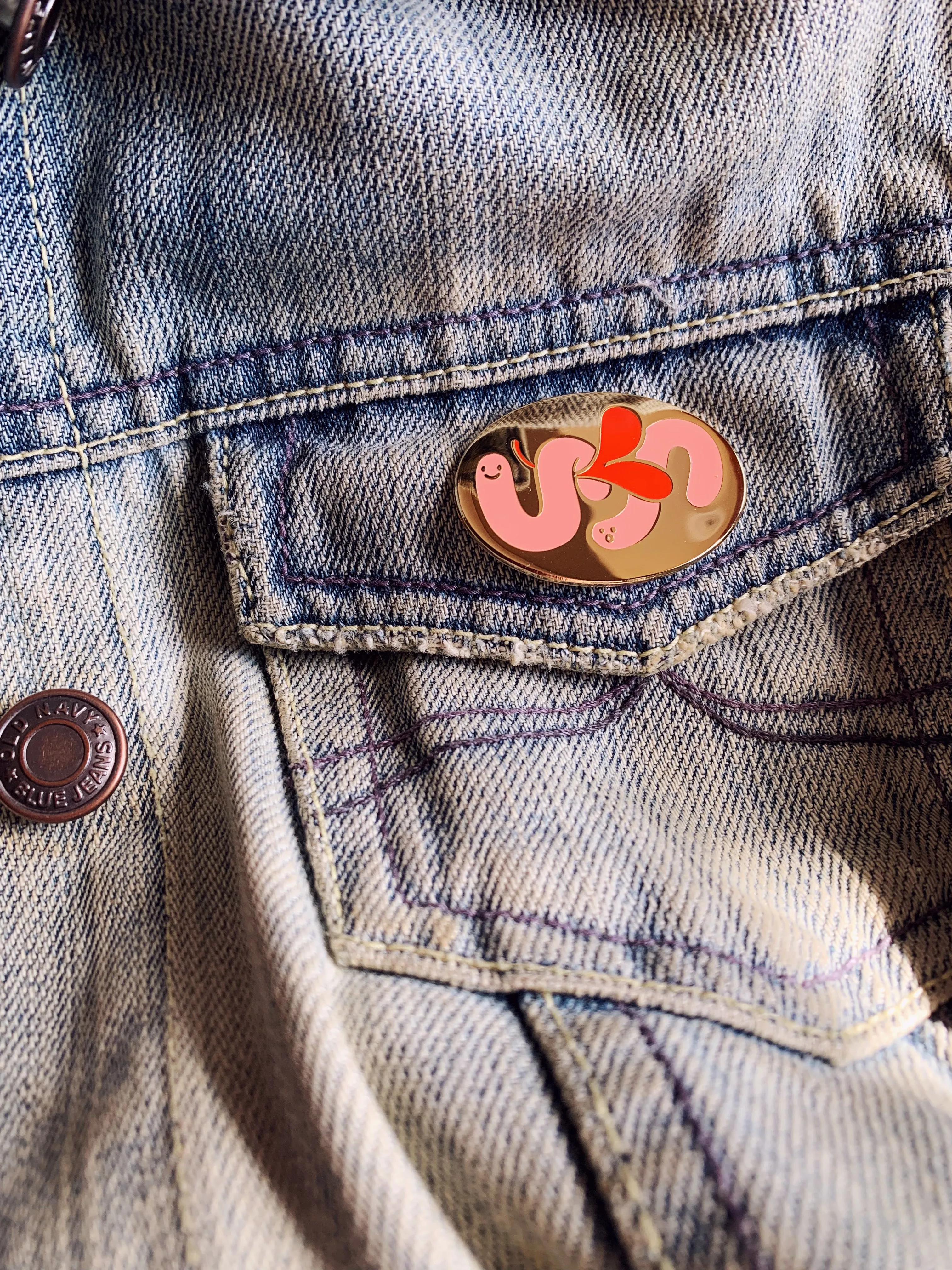 Enamel Pin *Limited Edition* Wormies!!