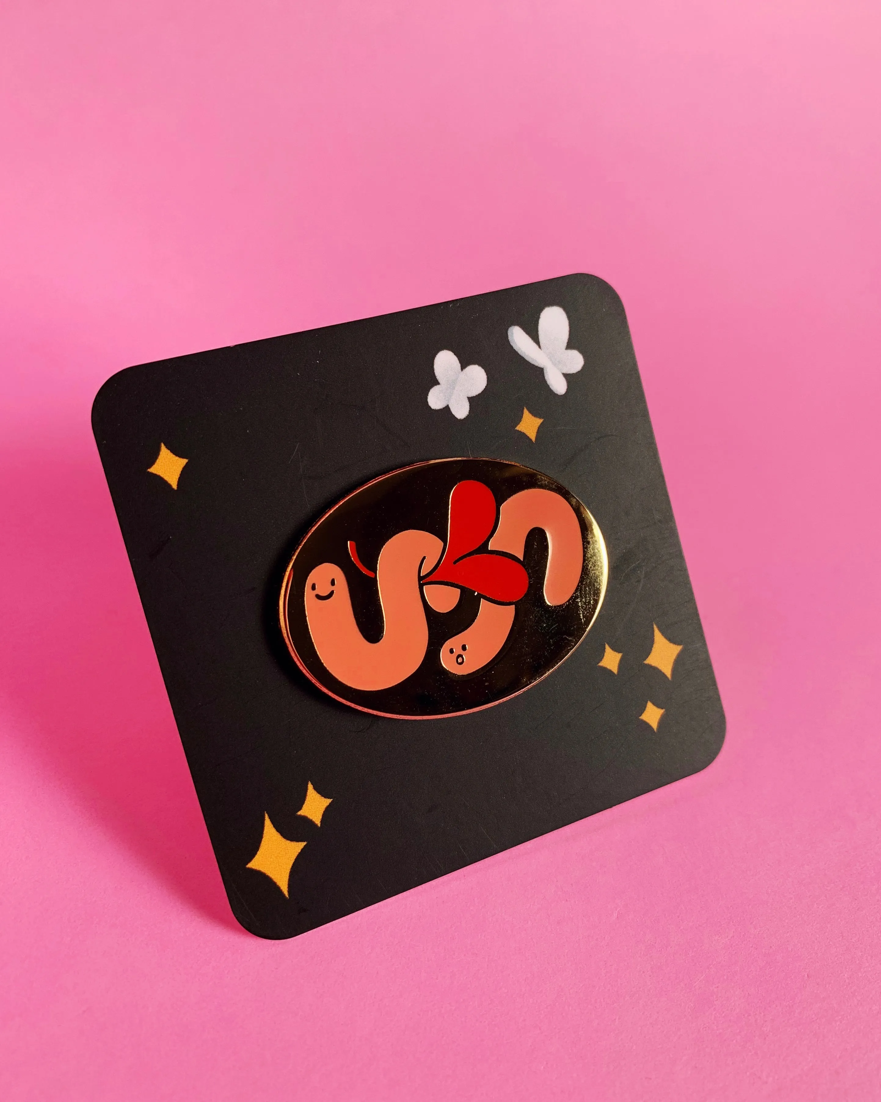 Enamel Pin *Limited Edition* Wormies!!
