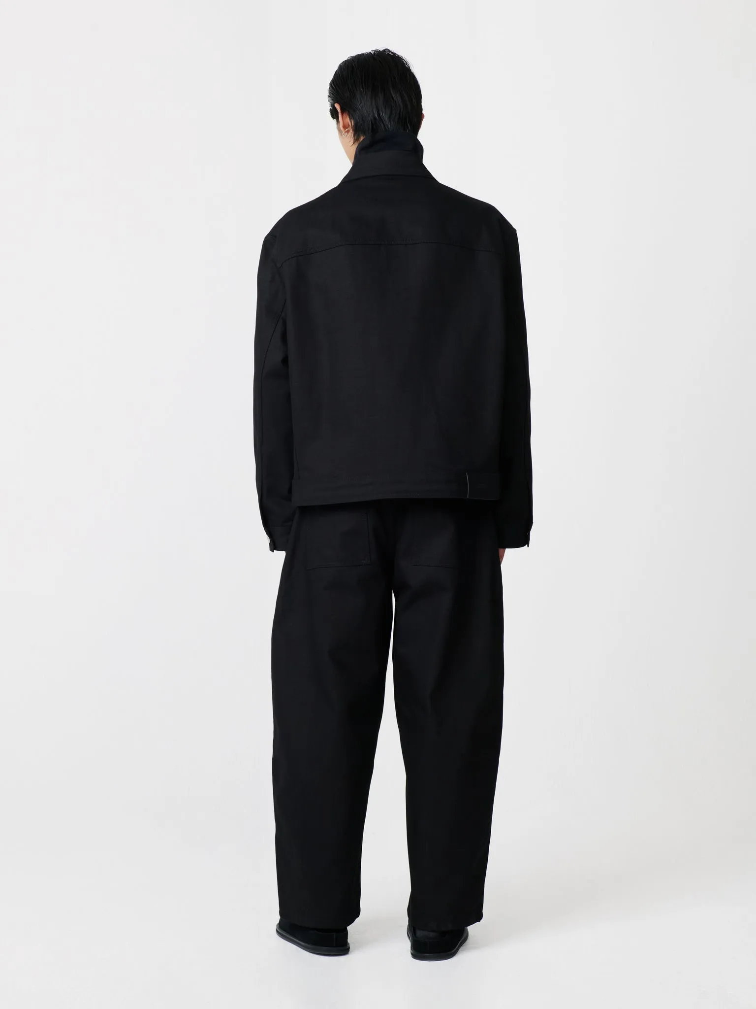 [EXCLUSIVE】PETAR DENIM JACKET IN BLACK